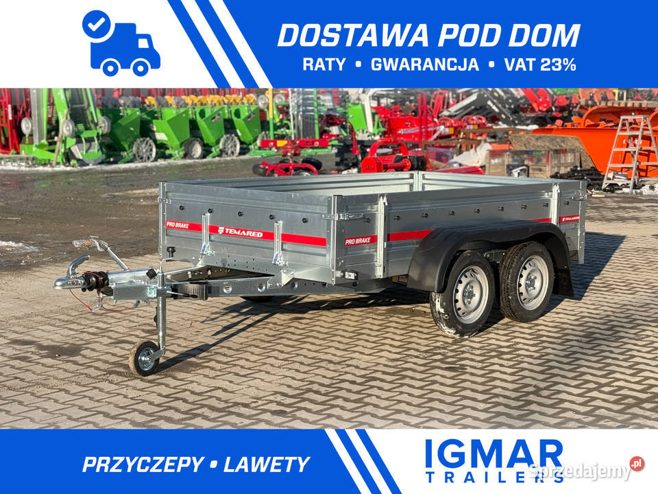 Przyczepka Tema PRO BRAKE 26152 2T hamowana Kraków sprzedam