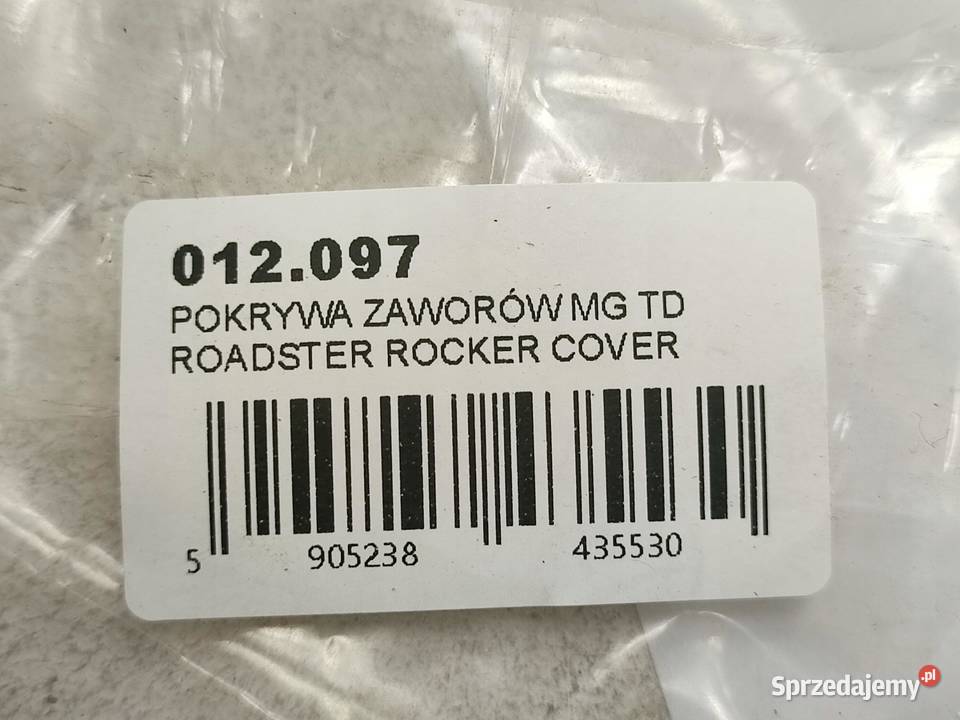 POKRYWA ZAWORÓW MG TD ROADSTER ROCKER COVER