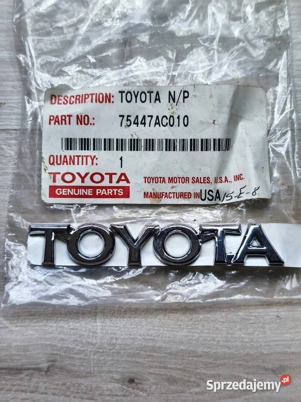 Toyota Avalon emblemat 75447AC010 osobowe kujawsko-pomorskie sprzedam