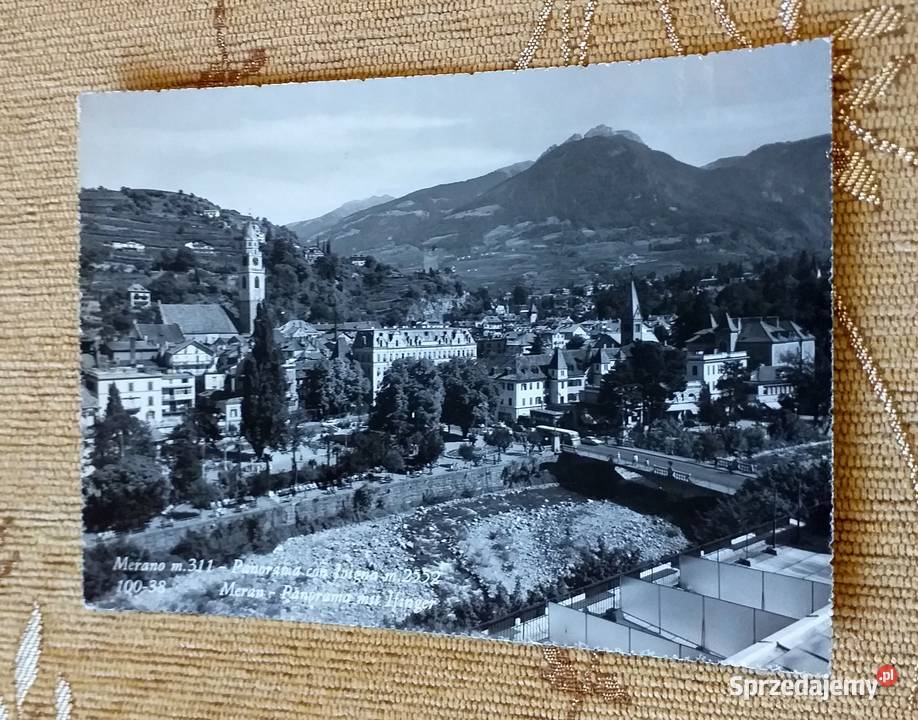 MERANO WIDOK NA MIASTO KOŚCIOŁY I OTACZAJĄCE