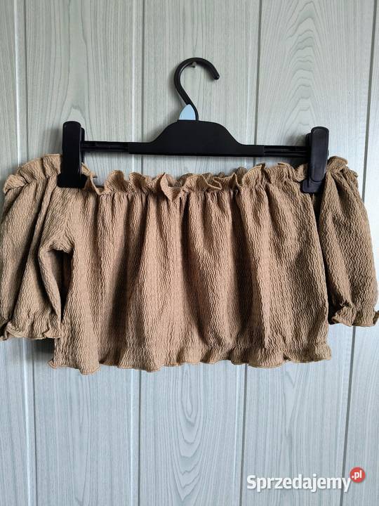 Brązowy crop top Kraśnik