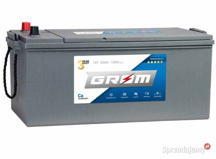 Akumulator GROM Premium 230Ah 1300A EN LEWY PLUS dolnośląskie Wałbrzych