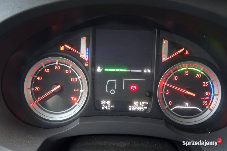 DAF LF 220 Euro 6 kontener 18p winda sprowadzony diesel Góra Kalwaria