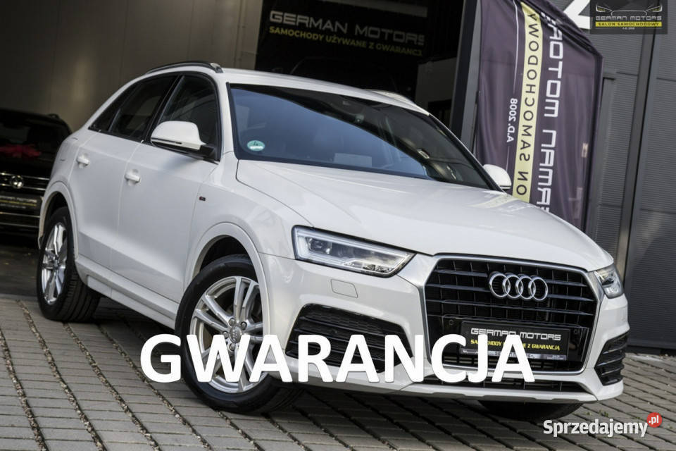 Audi Q3 Led Sline Kamera Bose Quattro Elfotele immobilizer pomorskie Dębogórze