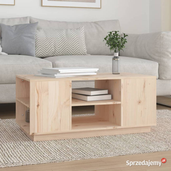 Stolik kawowy 90x49x405 lite drewno sosnowe Warszawa sprzedam