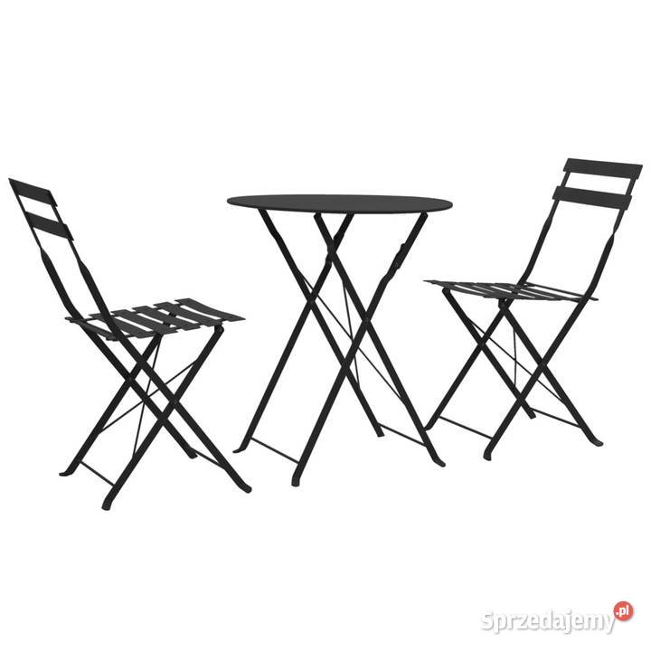 3cz zestaw mebli bistro stal czarny WM44356 mazowieckie