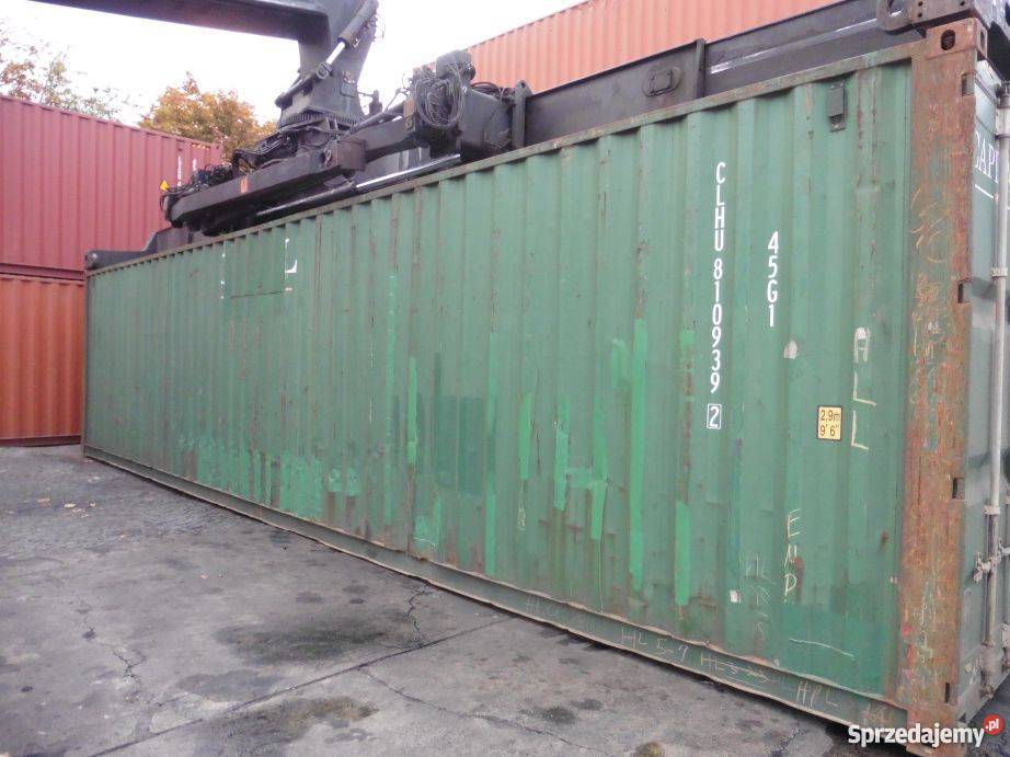 Kontener morski 40HC 12 m wysoki sprawny Magazynowanie Stalowa Wola