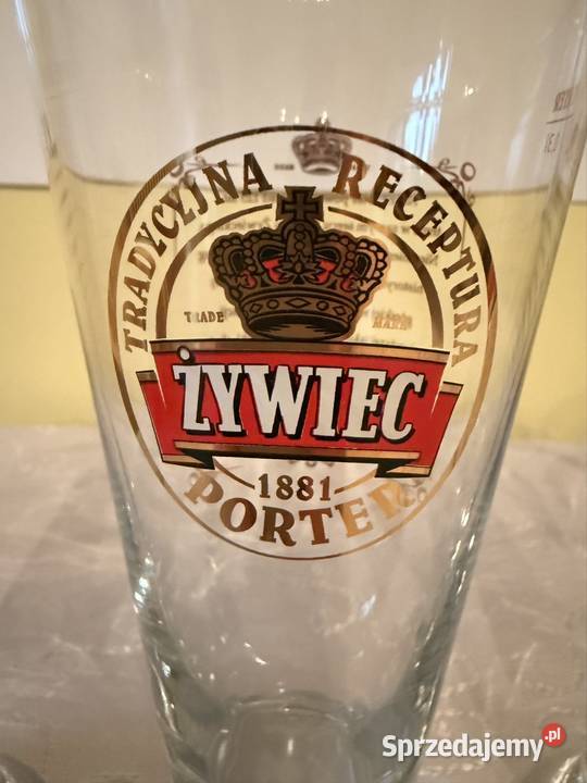 Szklanki Żywiec Porter 1881 300ml Zestaw 4 przezroczysty