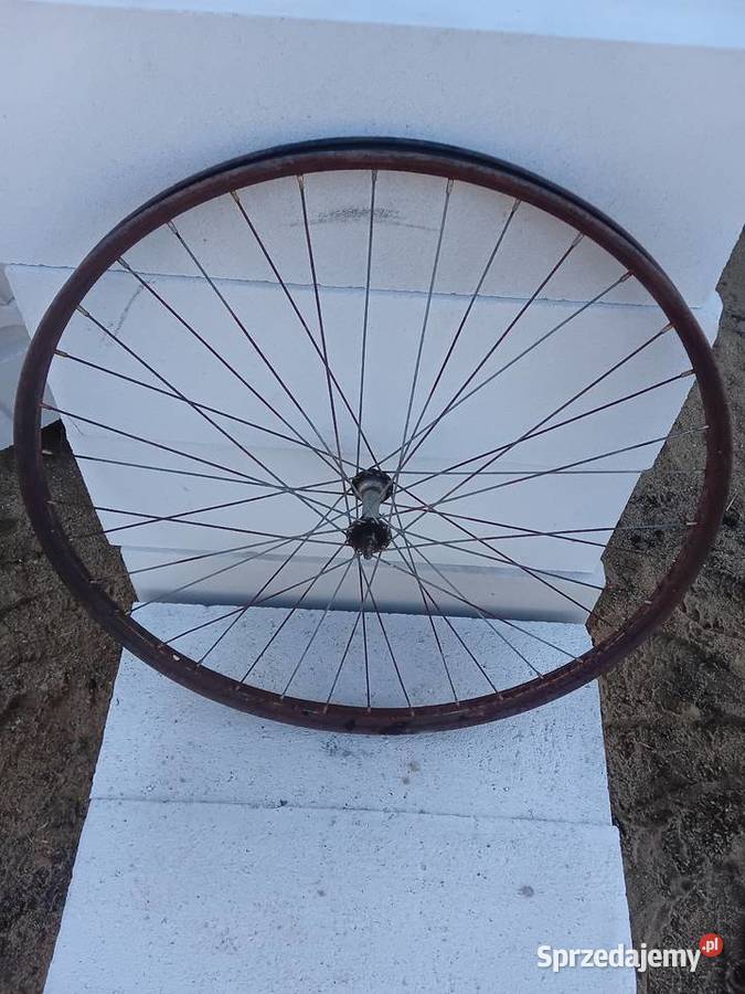 Koło zabytkowy rower 7 Milejewo