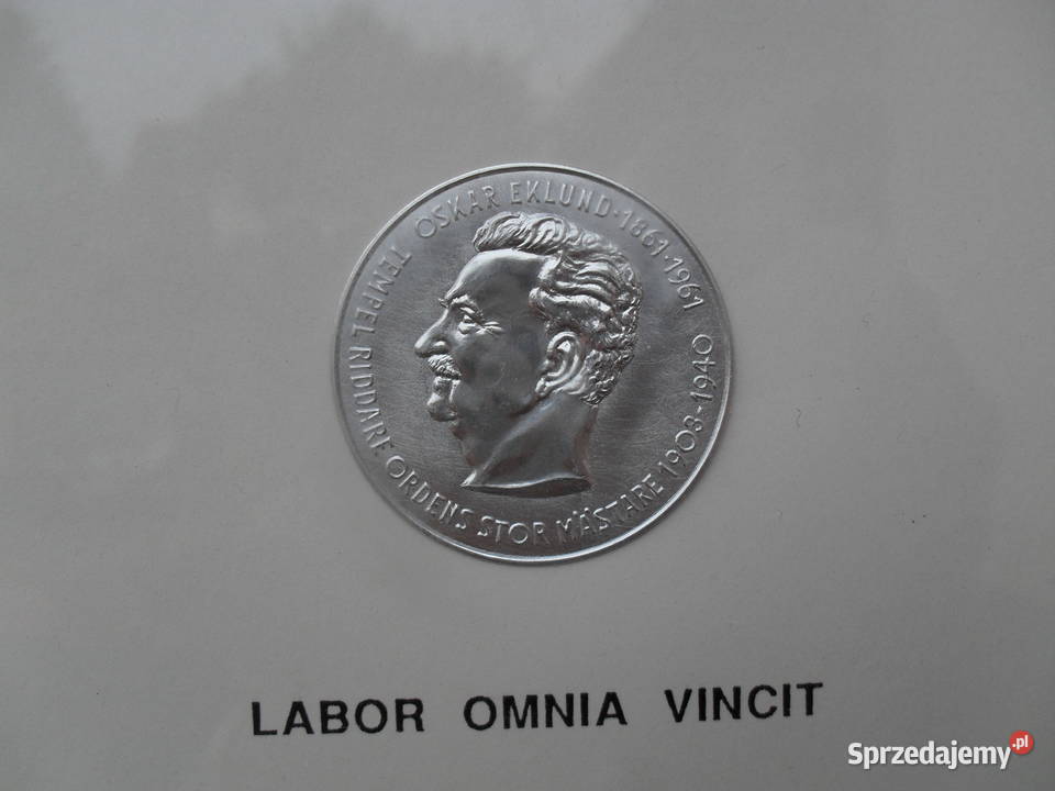 Srebrny Medal Templariuszy zasługi zakonu Warszawa