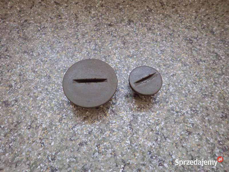 DWA KORKI ZAŚLEPKI DEKLA MAGNETA INSPEKCYJNE Pozostałe lubuskie