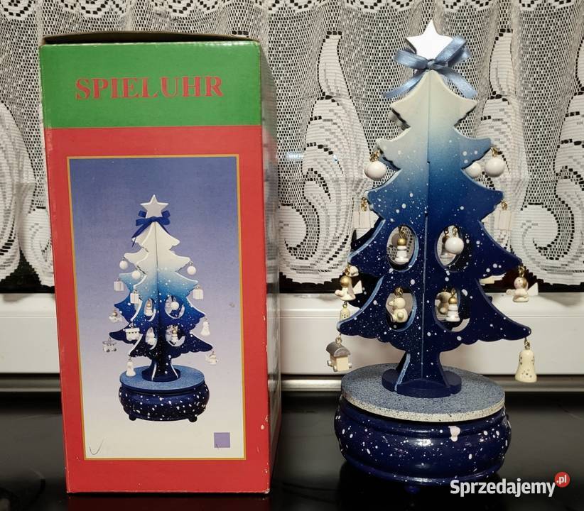 POZYTYWKA Choinka obrotowa z drewna CICHA NOC Koszalin