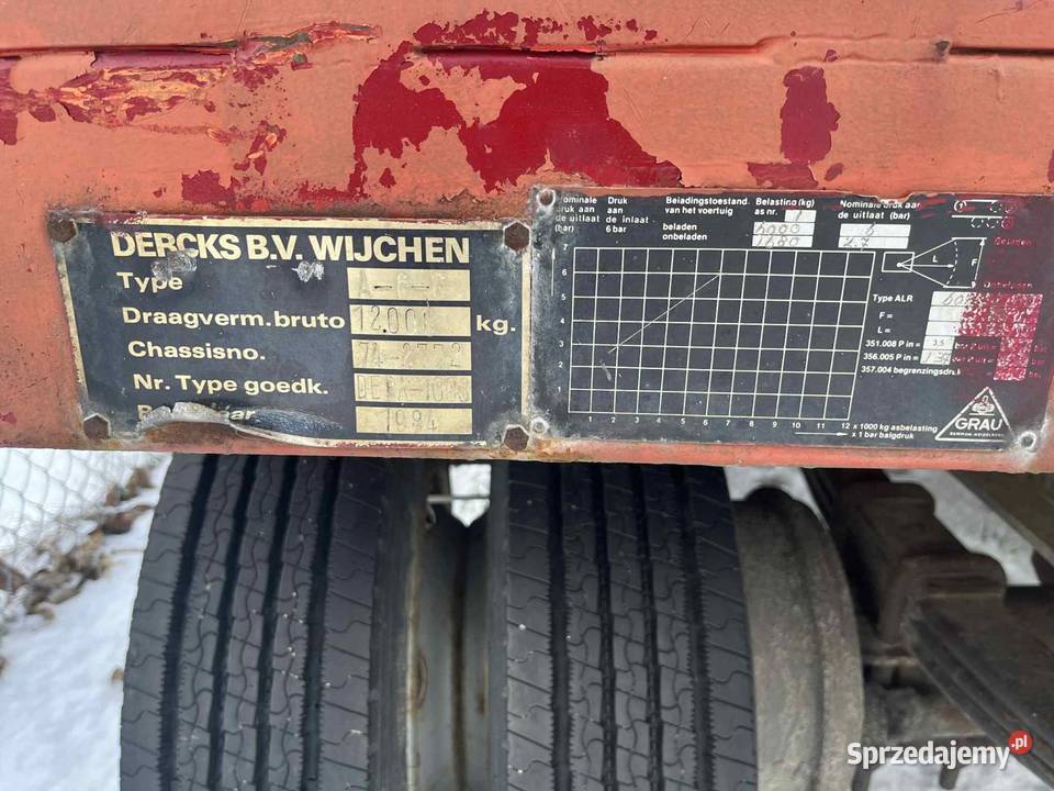 Przyczepa 12t lubelskie Obsza