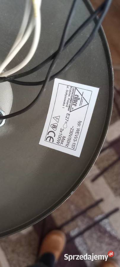 Lampa sufitowa 3 klosze Kraków