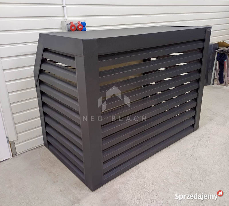 Osłona Pompy Ciepła 120x70x140 Antracyt Zabudowa Jastrowie