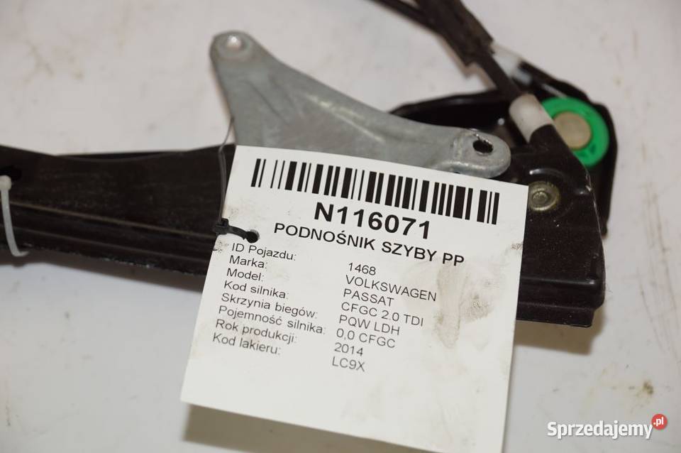 KOMBI PASSAT PODNOŚNIK SZYBY PP Lipno