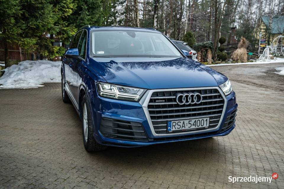 Audi Q7 II 30 TDI 218 2017R Salon 1 Właściciel 2 Zarszyn