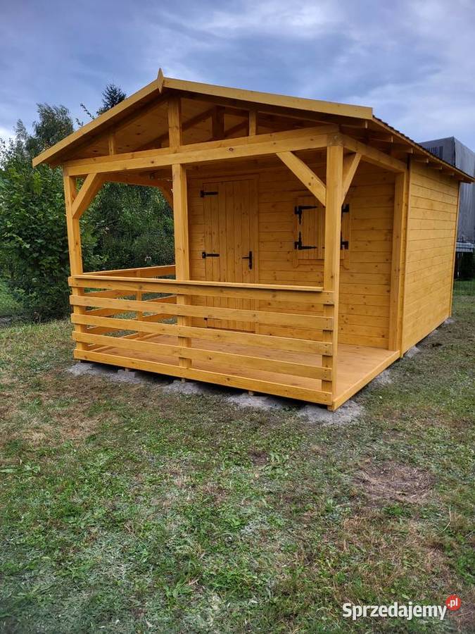 Domek narzędziowy z tarasem 3x3 montaż transport małopolskie Kraków