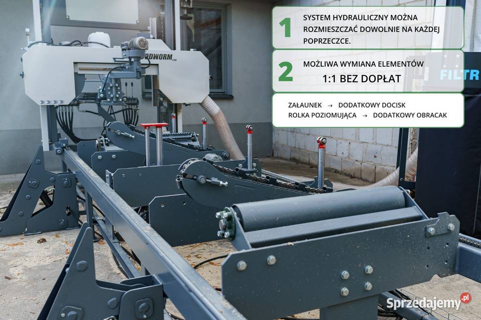 Trak Taśmowy z Pełną Hydrauliką 2 Obracaki Produkcja Łańcut