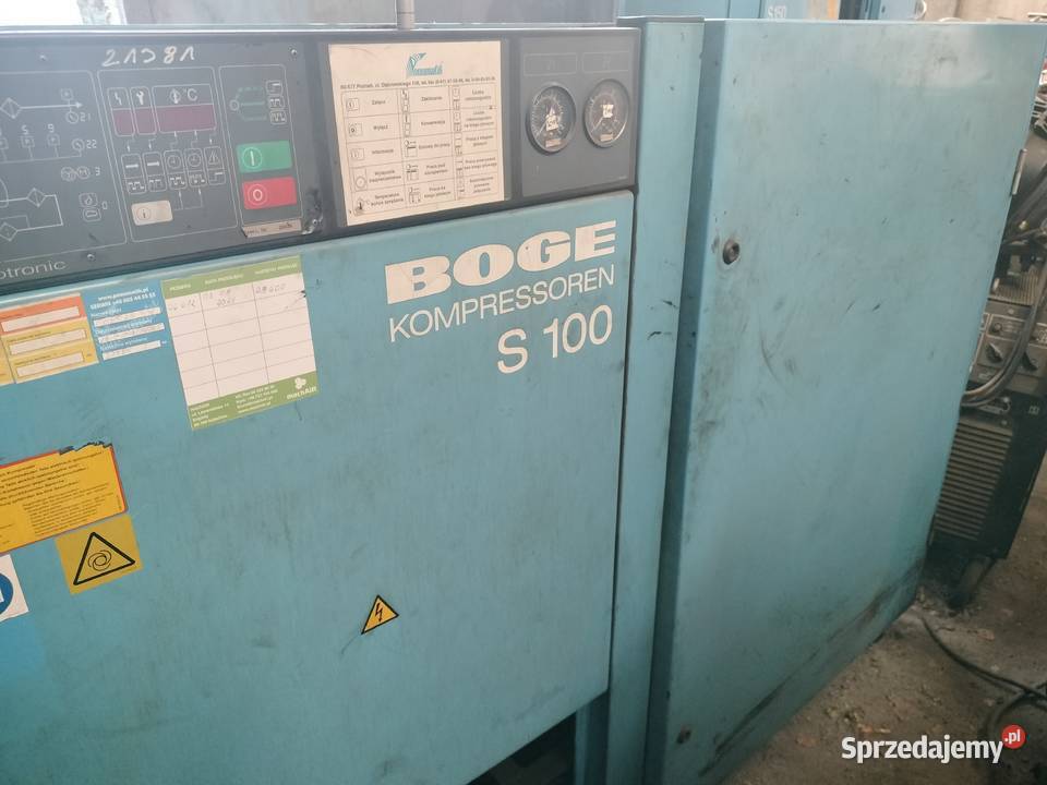 Sprężarka śrubowa BOGE S 100 Konin