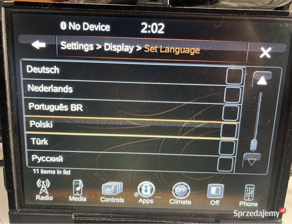 DODGE DURANGO USA dostosowanie Radio Navi Mapy Kraków