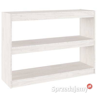 vidaXL Regał na książkiprzegroda biały Warszawa
