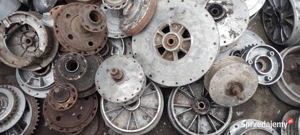 Piasty kół do motocykli z epoki PRL