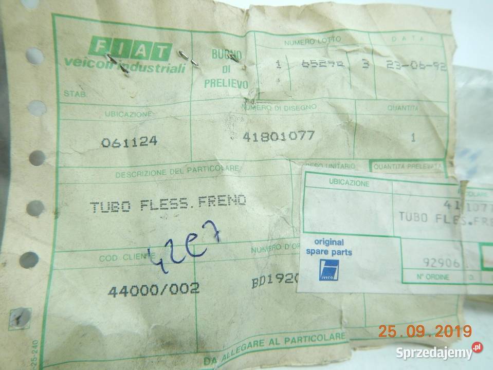 PRZEWÓD HAMULCOWY MERCEDES T1TN 8189 24 ASO