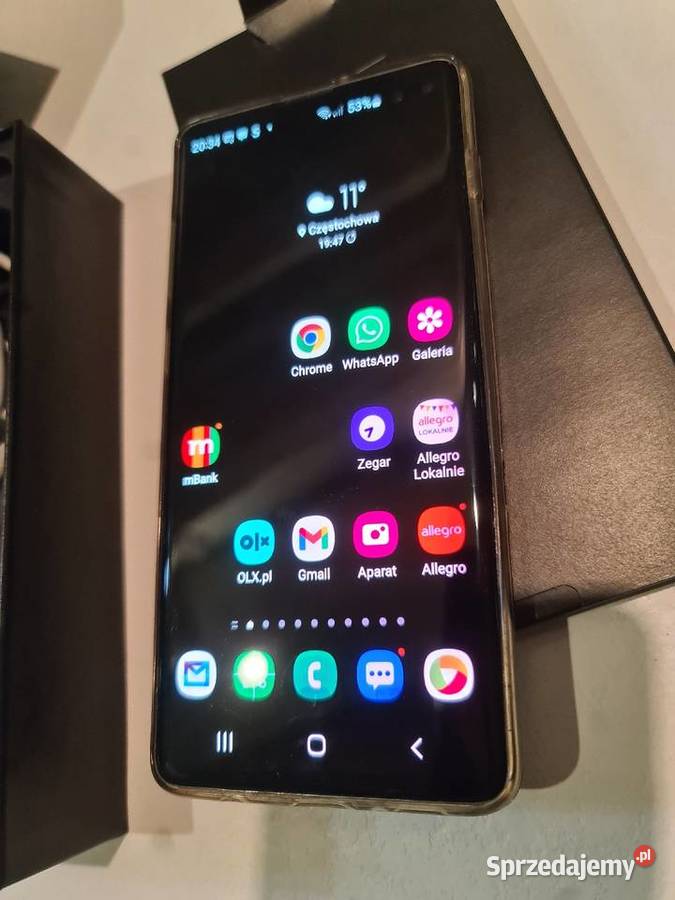 Samsung s10plus komplet orginal sprawny Samsung Częstochowa