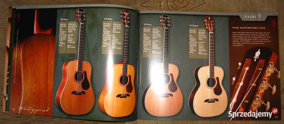 Alvarez 2005 guitar catalog katalog gitar