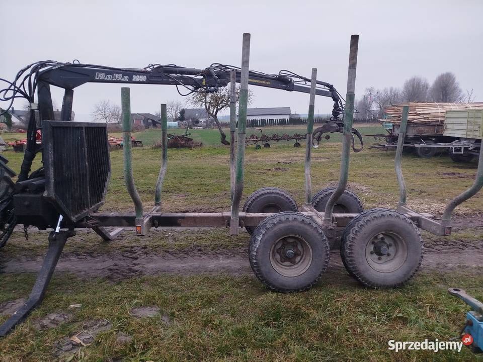 Przyczepa leśna do zrywki drewna FAO FAR 7T sprzedam