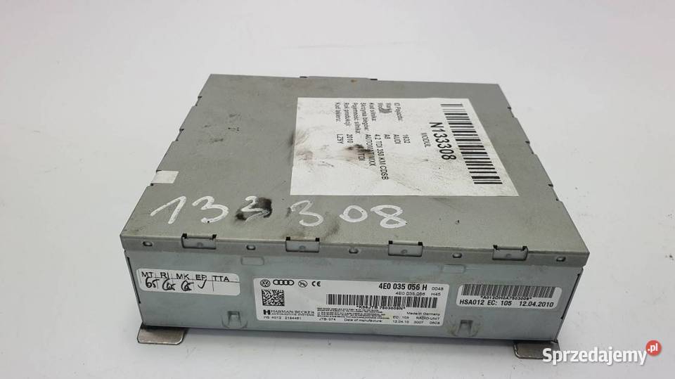 TUNER MODUŁ 4E0035056H AUDI S8 A8 D4 FV23 LEGAL Lipno