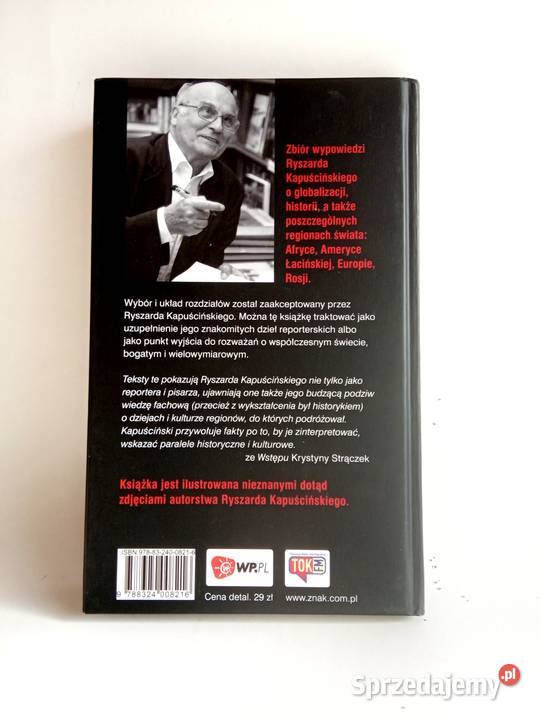 Książka Rwący nurt historii Ryszard Kapuściński łódzkie
