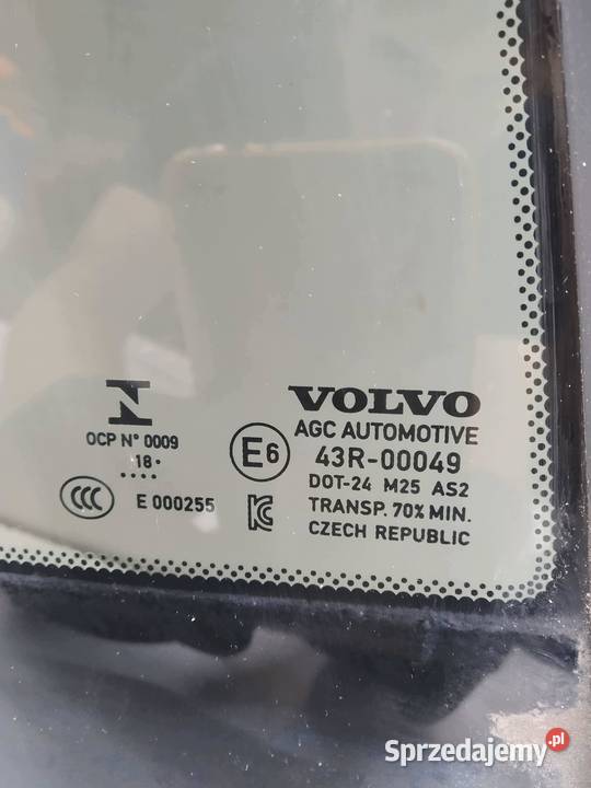SZYBA DRZWI TRÓJKĄT PRAWY TYŁ Volvo XC 90 II sprzedam