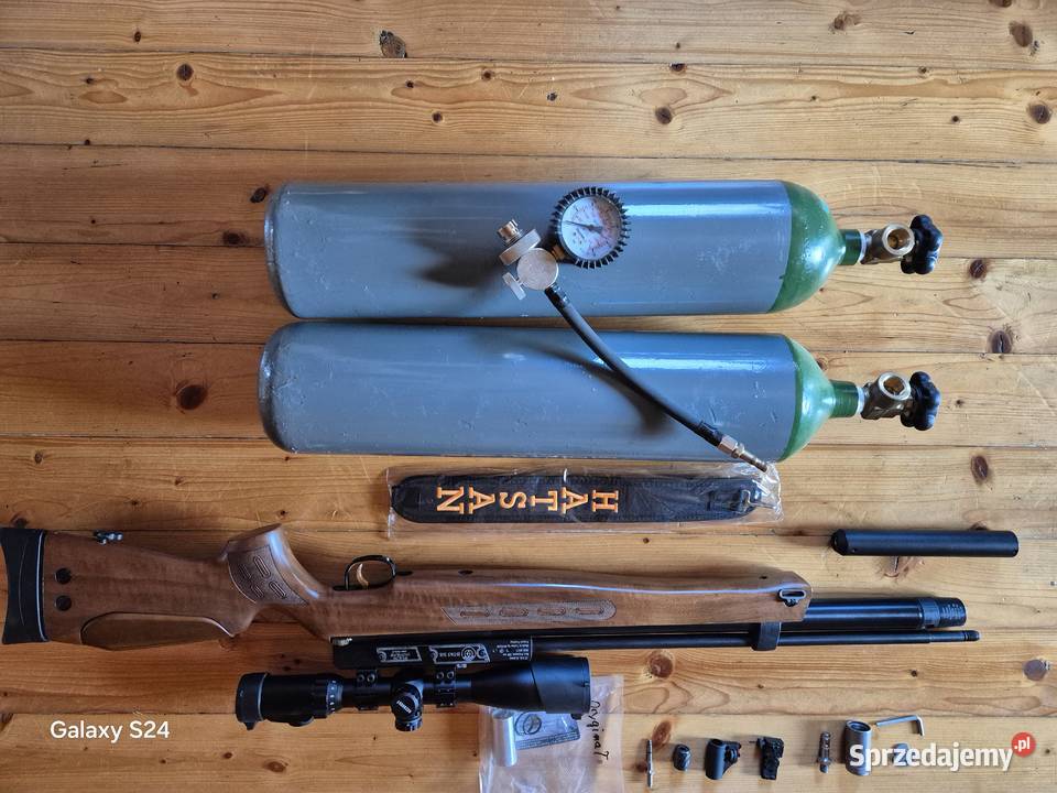 Wiatrówka PCP Hatsan BT65SB 55 mm duży zestaw Solarnia