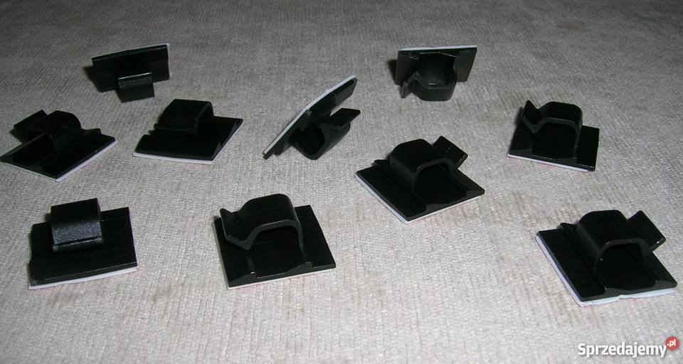 Uchwyt samoprzylepny zacisk kablowy śr85mm 10