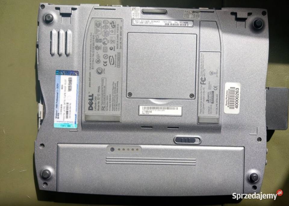 Laptop Dell Latitude C400 adapter USB zasilacz Dell Kołobrzeg