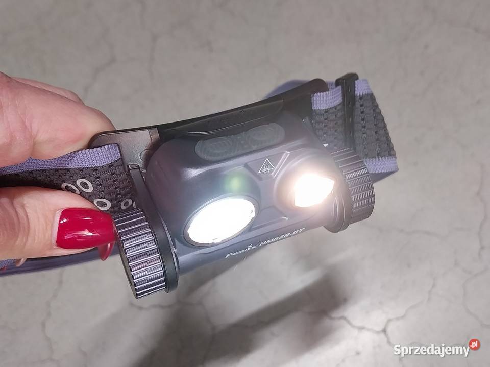 Latarka czołowa Fenix HM65RDT ciemnofioletowa Czeladź