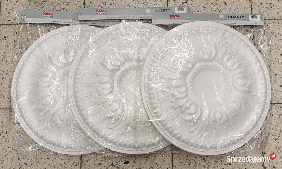 Rozeta dekoracyjna Rose K15 średnica 46 x 3 Cielądz