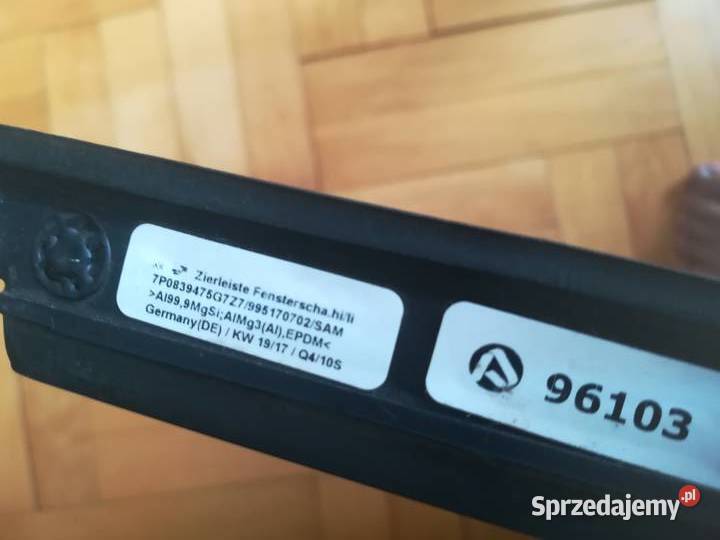 VW Touareg 7P Listwa szyby zgarniająca lewy tył Łódź