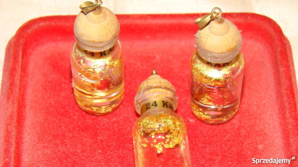Złoto 24 karaty wisior talizman szczęścia okazja Knurów