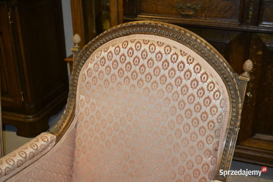 fotele kawowe Berżera orzech Meble śląskie Będzin