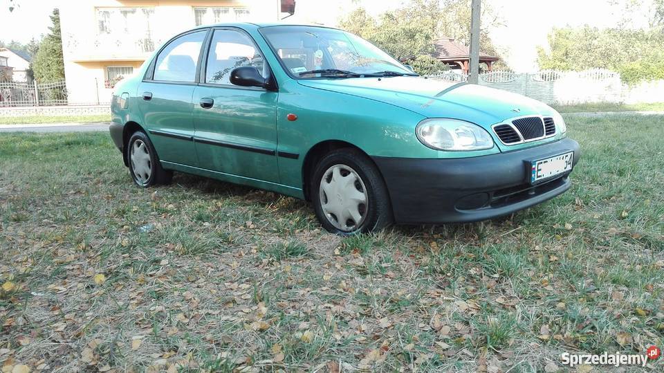 ŚlicznyDaewoLanosSedanWspomaganieBenz GazBezrdzy lakier metallic