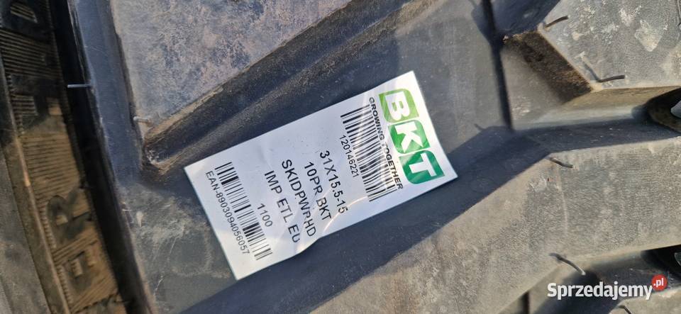 31x155015 BKT 99 bieżnik 10PR be napraw Opony rolnicze Nowe Miasto Lubawskie