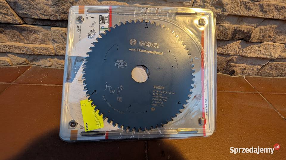 Tarcza Bosch Expert do laminowanej płyty 190mm małopolskie Jadowniki