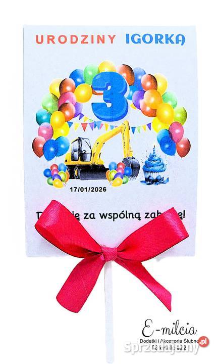 Lizaki podziękowanie gości z okazji urodzin Zielona Góra