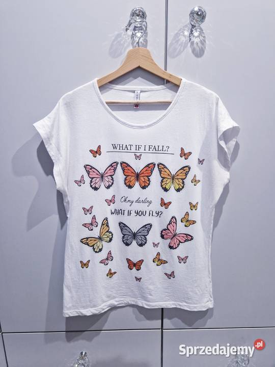 Bawełniana damska bluzeczka w motyle śląskie Dąbrowa Górnicza