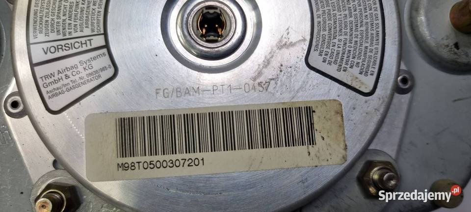 PODUSZKA AIRBAG SKODA OCTAVIA I BAMPT10457 kujawsko-pomorskie Lipno