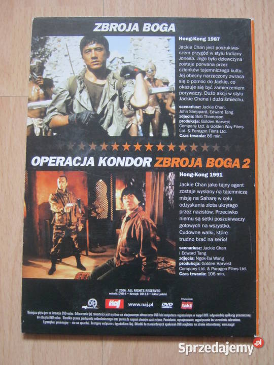 2 Filmy z Jackie Chanem Szczecin