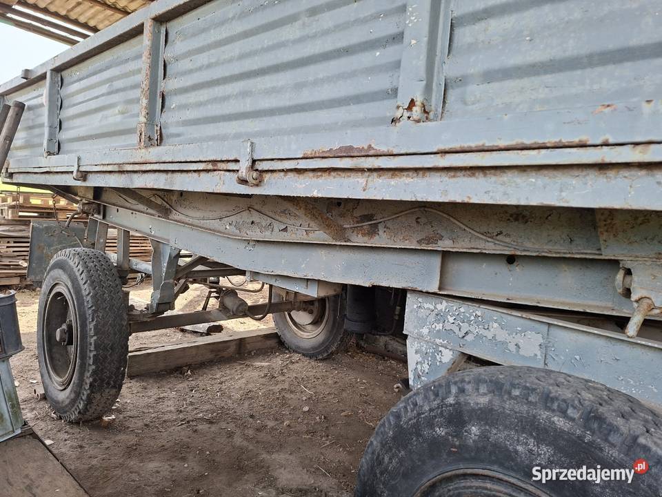 Przyczepa D47 nieuszkodzony Rolnictwo kujawsko-pomorskie Lisewo